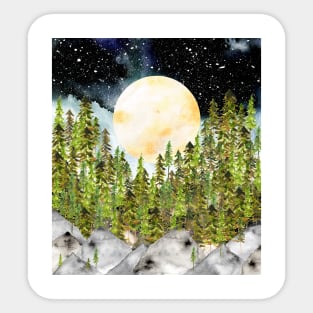 Full Moon Sticker